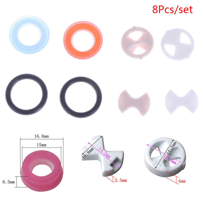 【8 قطع/مجموعة】أقراص سيراميك مع - مراجعة Silicone Tap Washer وسعره